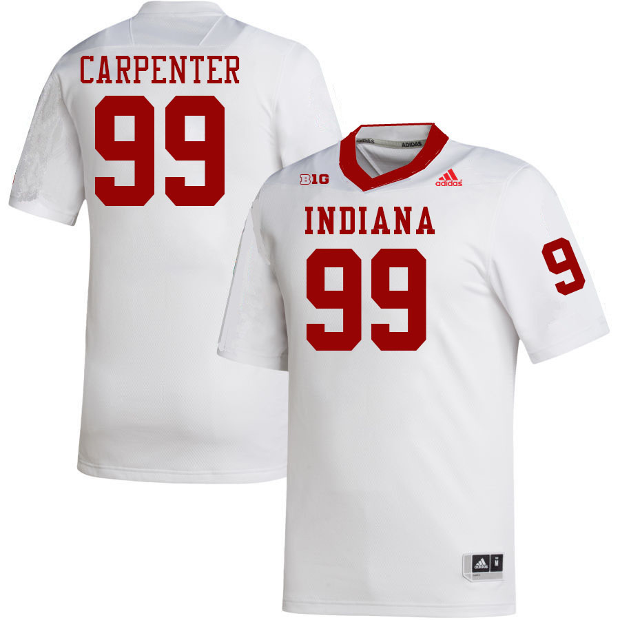 Men #99 James Carpenter Indiana Hoosiers College Football Jerseys Stitched-White